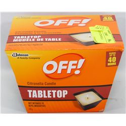 OFF TABLE TOP CITRONELLA CANDLE