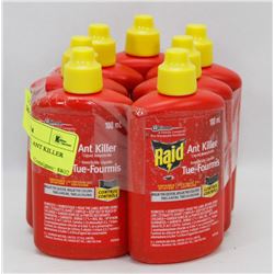 LOT OF 7 RAID 100ML ANT KILLER LIQUID INSECTICIDE