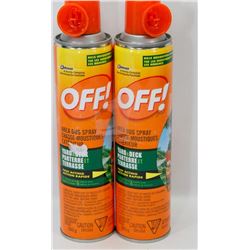 LOT OF 2 OFF AREA BUG SPRAY YARD & DECK 350G EACH