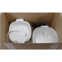ESTATE BOX OF CORNINGWARE AND PYREX