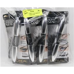 BAG OF 10 LOREAL VOLUMINOUS SUPER STAR MASCARA