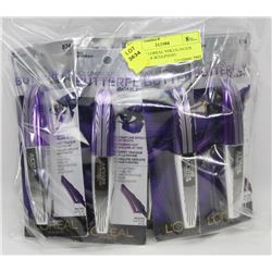 BAG OF 9 LOREAL VOLUMINOUS BUTTERFLY SCULPTURE