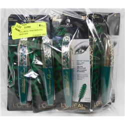 BAG OF 10 LOREAL VOLUMINOUS FELINE MASCARA