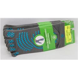 3 PAIRS OF SMALL/MEDIUM GAIAM SUPER GRIPPY YOGA