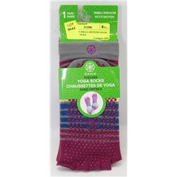 3 PAIRS OF SMALL/MEDIUM GAIAM TOELESS SOCKS