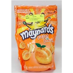 3 BAGS OF MAYNARDS FUZZY PEACHES - 355G PER BAG