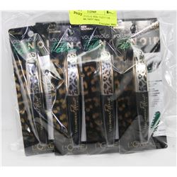 BAG OF 7 LOREAL VOLUMINOUS FELINE NOIR MASCARA