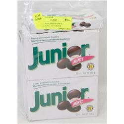 13 BOXES OF JUNIOR MINTS CHOCOLATES - 113G EACH