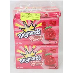 13 BOXES OF MAYNARDS SWEDISH BERRIES CANDY