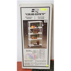 QUAKER COLORIFICS ALL PURPOSE SHELVING 30"X58"