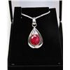 Image 1 : #57-NATURAL RED RUBY PENDANT