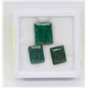 Image 1 : #18-NATURAL  EMERALD GEMSTONE 18CT
