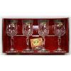 Image 1 : CASE OF 4 ROYAL CRYSTAL ROCK CRYSTAL GLASSES
