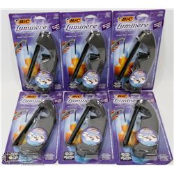 LOT OF 6PC BIC LUMINERE CANDLE LIGHTER