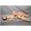 Image 1 : Selection of vintage kewpie dolls including 17" celluloid, 12" composition plus a pair bisque babies