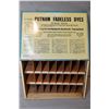 Image 2 : Vintage Putnam Fadeless dyes retail display, great lithos, 11 1/2" X 15" X 8"