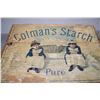 Image 2 : Vintage wooden Coleman's laundry starch retail box, 14" X 19" X 9"