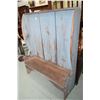 Image 1 : Antique primitive painted settle 4' wide