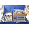 Image 2 : Three trays and a box of retail train and railway items including mostly track in retail packaging, 