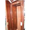 Image 3 : Large antique mahogany three section wardrobe fully fitted including middle section with pull out dr