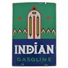 Image 1 : Indian Gasoline Porcelain Pump Sign