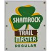 Image 1 : Shamrock Gas "Trail Master" Porcelain Pump Sign