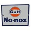 Image 1 : Gulf No-Nox S/S Porcelain Sign