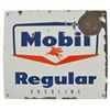 Image 2 : 2 Mobil Premium Gasoline Porcelain Pump Signs