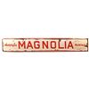 Image 1 : Large Magnolia Mobiloil S/S Porcelain Truck Sign