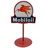Image 1 : Mobil Oil D/S Porcelain Lollipop Sign