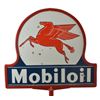Image 5 : Mobil Oil D/S Porcelain Lollipop Sign