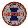 Image 1 : Independent Oil & Gasoline D/S Porcelain Sign