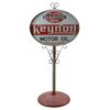 Image 1 : Keynoil Motor Oil D/S Porcelain Lollipop Sign