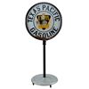 Image 1 : Texas Pacific Gasoline D/S Porcelain Lollipop Sign