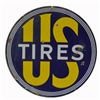 Image 1 : U.S. Tires D/S Porcelain Sign