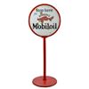 Image 1 : Gargoyle Mobil Oil D/S Porcelain Lollipop Sign