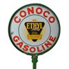 Image 5 : Conoco Gasoline D/S Porcelain Lollipop Sign