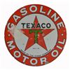 Image 2 : Black T Texaco Motor Oil D/S Porcelain Sign