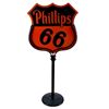 Image 1 : Phillips 66 D/S Porcelain Lollipop Sign