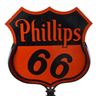 Image 2 : Phillips 66 D/S Porcelain Lollipop Sign
