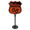Image 4 : Phillips 66 D/S Porcelain Lollipop Sign