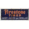 Image 1 : Firestone Tires S/S Porcelain Sign