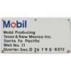 Image 1 : Mobil Gas "Santa Fe Pacific" S/S Porcelain Sign