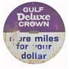 Image 1 : Gulf Deluxe Crown S/S Tin Sign