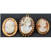 Image 1 : 3 Gold Cameos