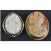 Image 1 : Two 10kt Cameo Pins