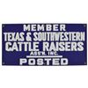 Image 1 : Texas Cattle Raisers Assoc.  S/S Porcelain Sign