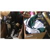 Image 2 : BOX OF HOCKEY EQUIPMENT AND BOX OF JERSEYS