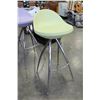 Image 2 : FOUR METAL AND PLASTIC COLORED STOOLS