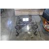 Image 1 : GLASSTOP COFFEE TABLE